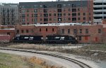 NS 3018 & 713 lead train P69-31 around the connecting track